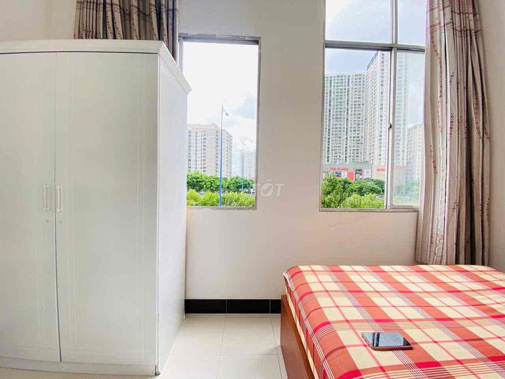 Rent a clear, wide-open kitchen bedroom in Võ Văn Kiệt District 1.
