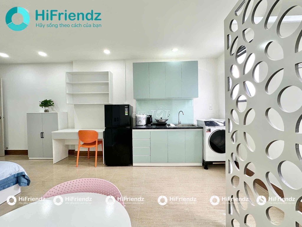 Studio Full interior right on Thủ Đức Falls