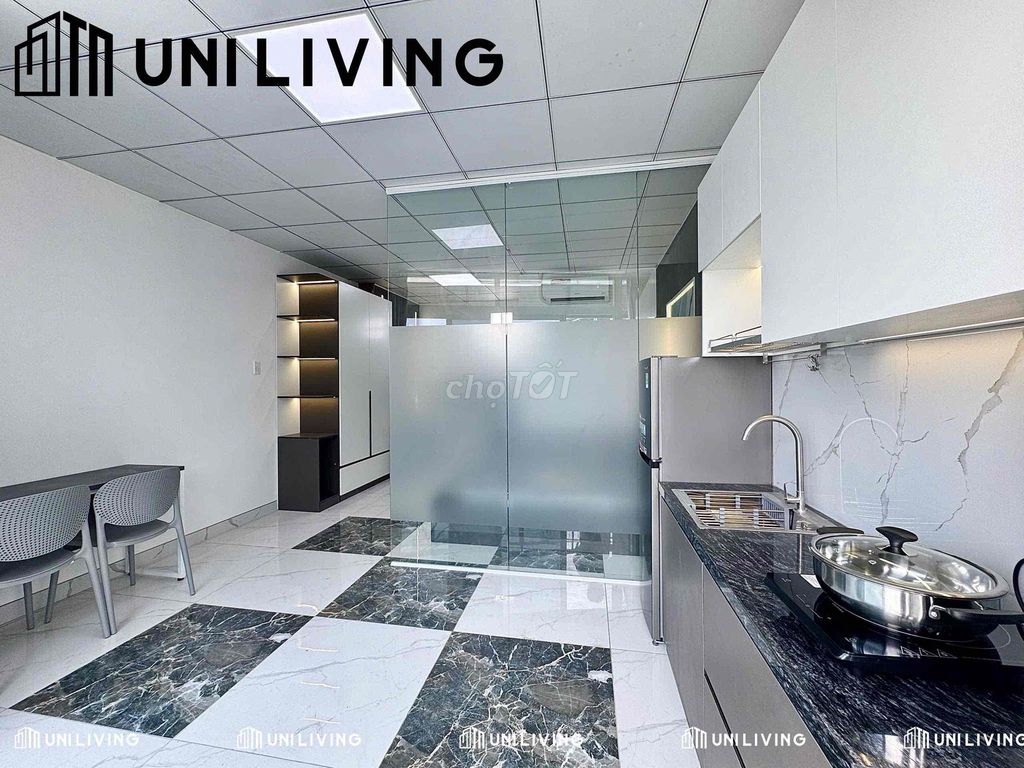 service apartment - full interior - 1 bedroom - balcony elevator - pvc wall chain