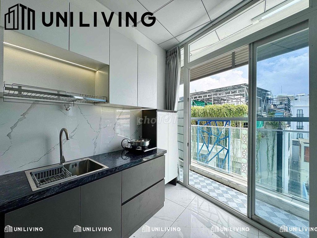 service apartment - full interior - 1 bedroom - balcony elevator - pvc wall chain
