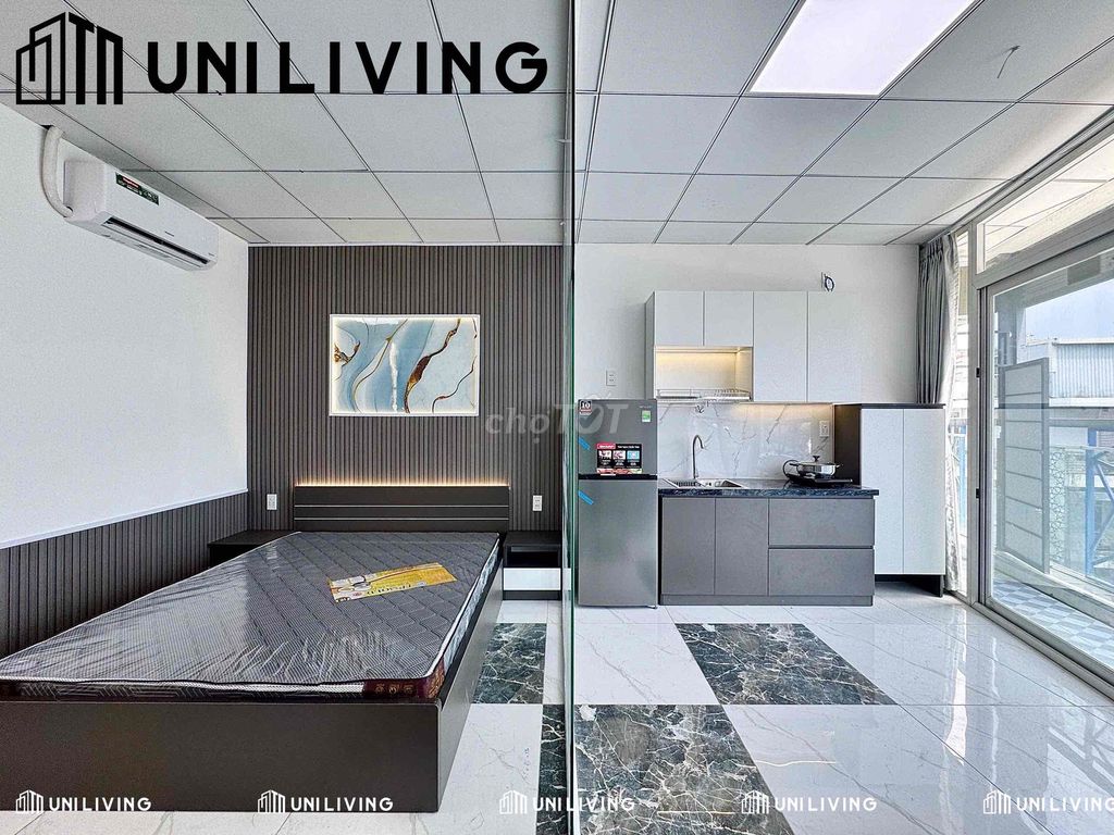 service apartment - full interior - 1 bedroom - balcony elevator - pvc wall chain