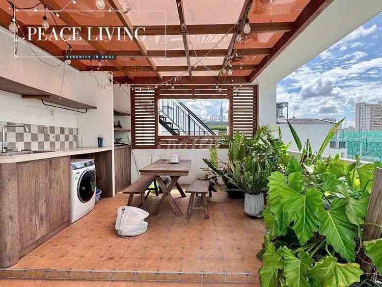 Two bedrooms 80 meters down in the center of Bình Thạnh District 136-Phm.