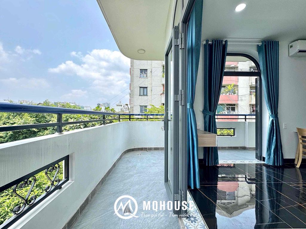 The balcony studio - full interior in the garden is Tân Phú