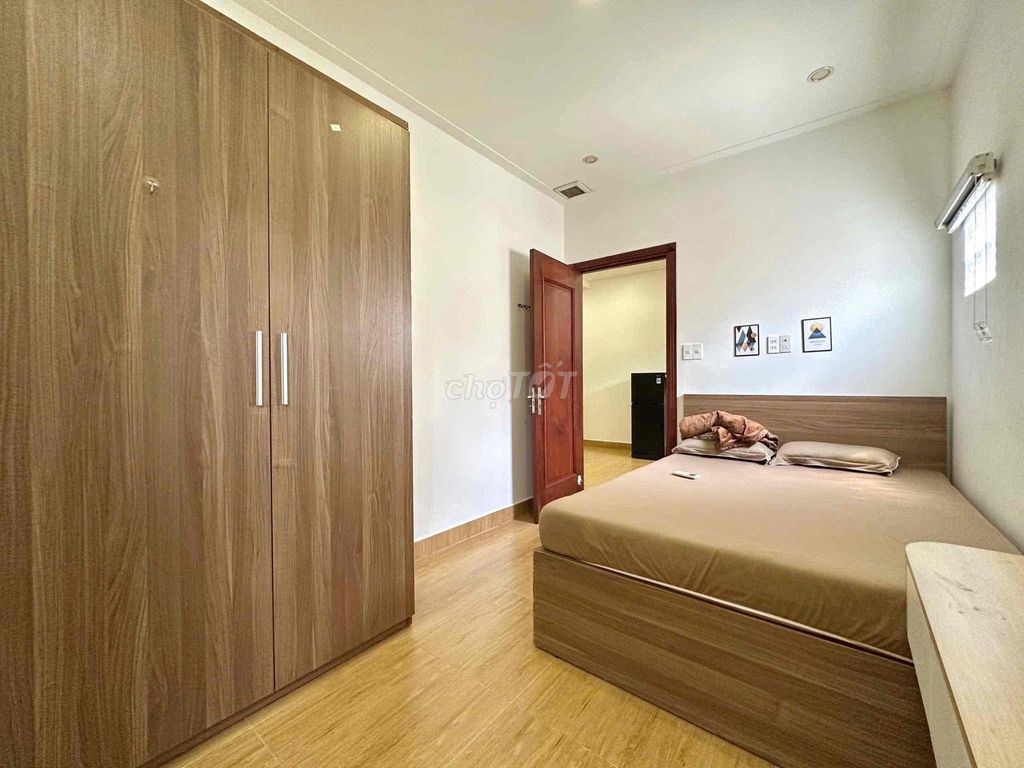 Two bedrooms. Two bathrooms. A living room in the Royal Park.