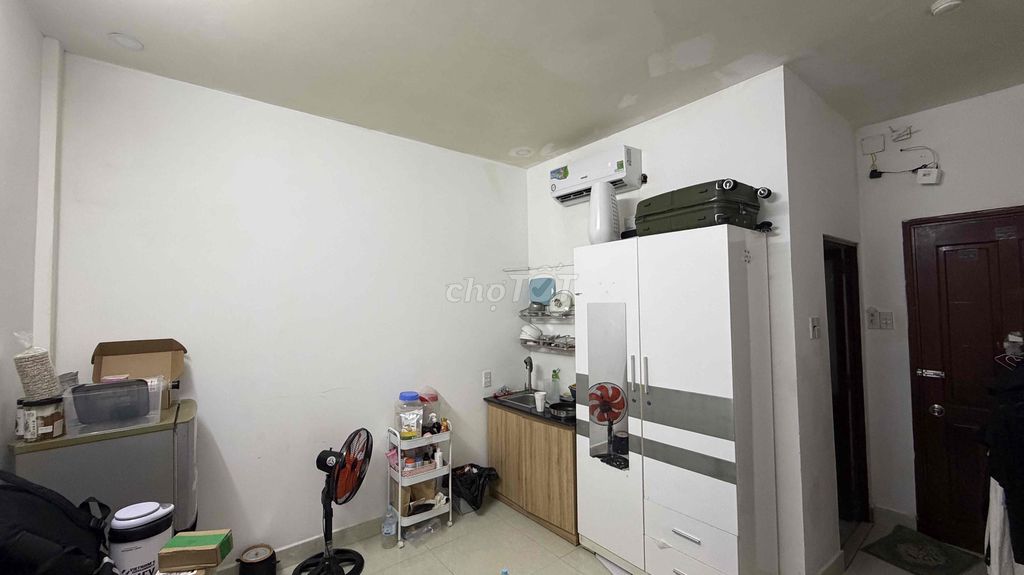 Room angle - secure area, clean.