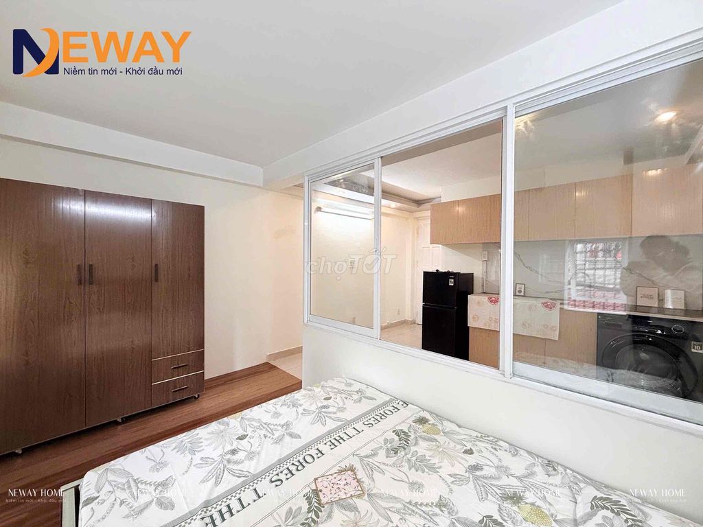 The apartment is empty. One bedroom - break open the window - near aeon Tân Phú