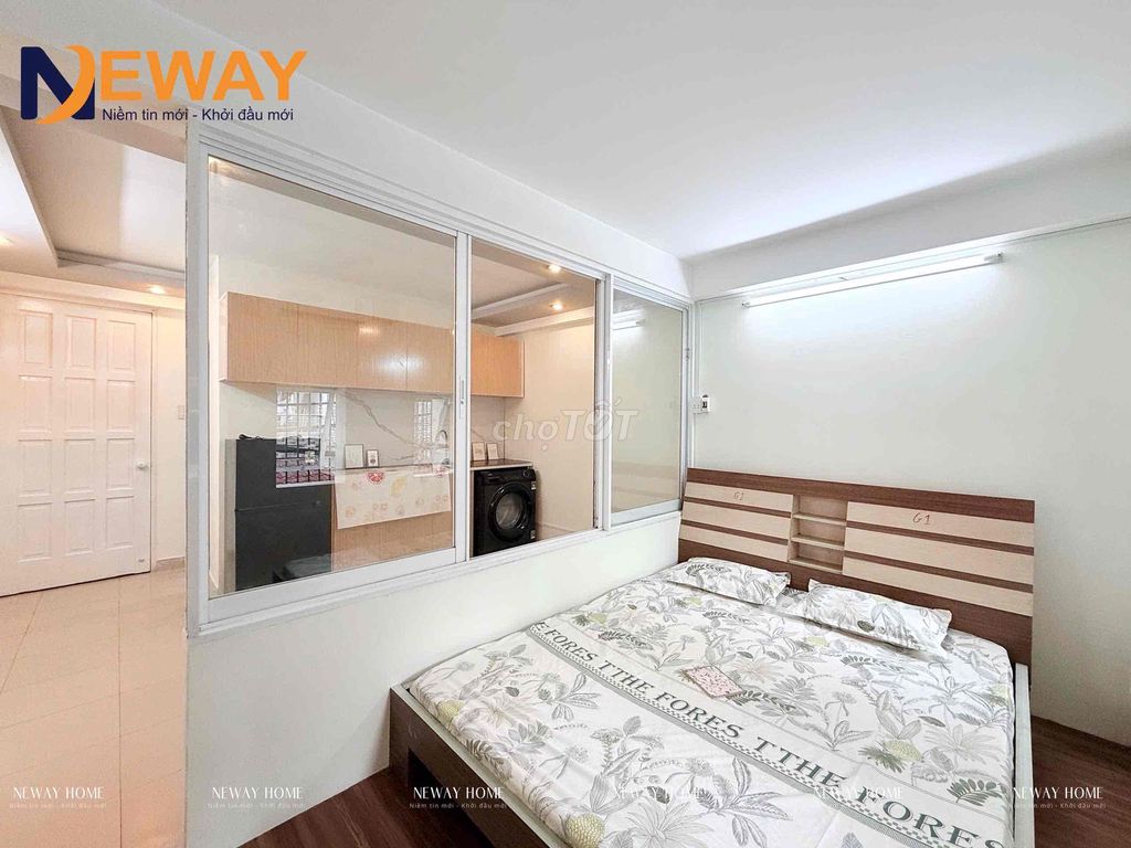 The apartment is empty. One bedroom - break open the window - near aeon Tân Phú
