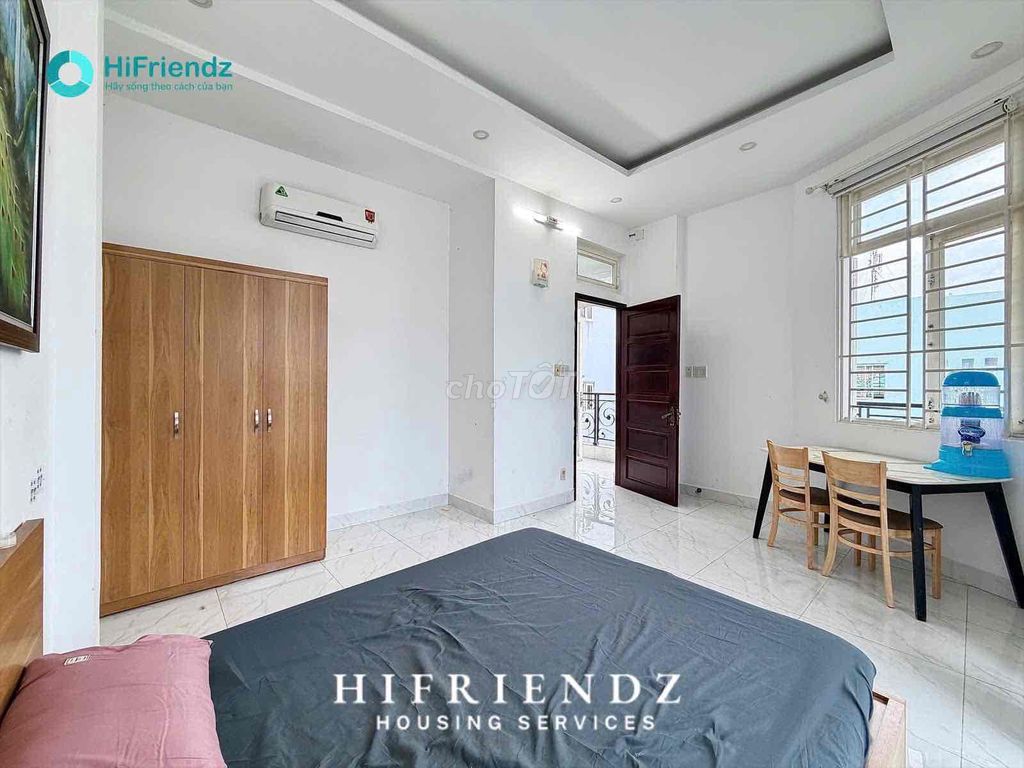 apartment 1 kitchen bedroom near the Well Bridge and border 5- Full furniture with balconies