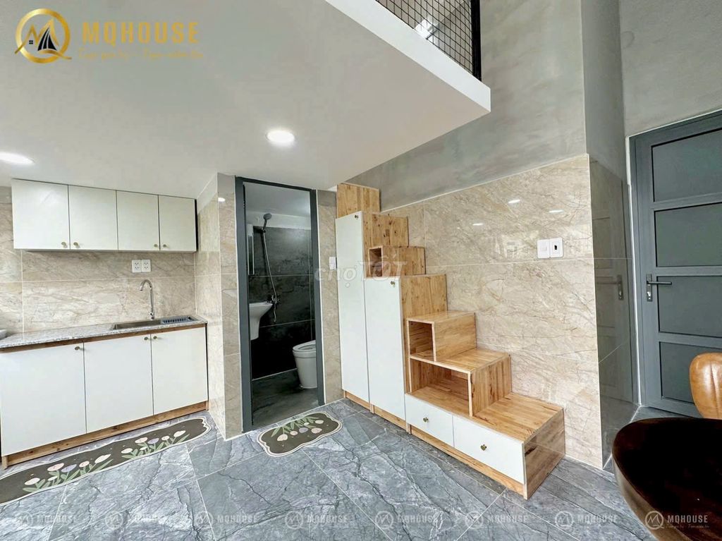 Dupix Dupex Office 30 meters2, sky windows, Gò Dầu, Full interior, from 4.8 million.
