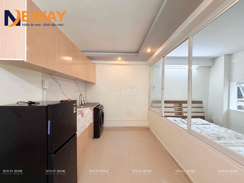 The mini apartment. The new fancy kitchen room is built in Lê Trọng Tấn.
