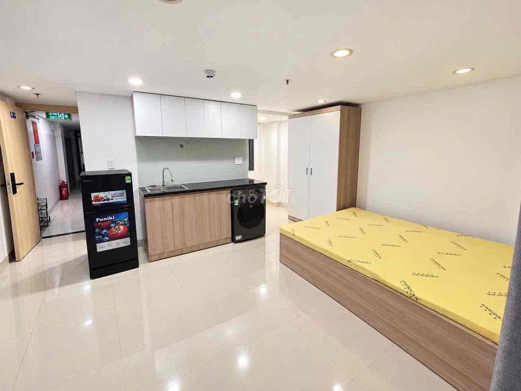 The balcony studio 40 meters full interior at 2,3 people carefree