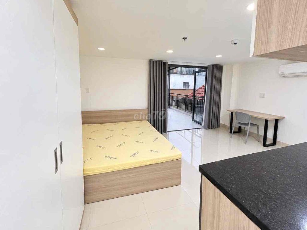 The balcony studio 40 meters full interior at 2,3 people carefree