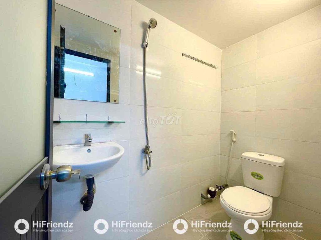 The wide, open, cool mini-bar apartment with elevators.