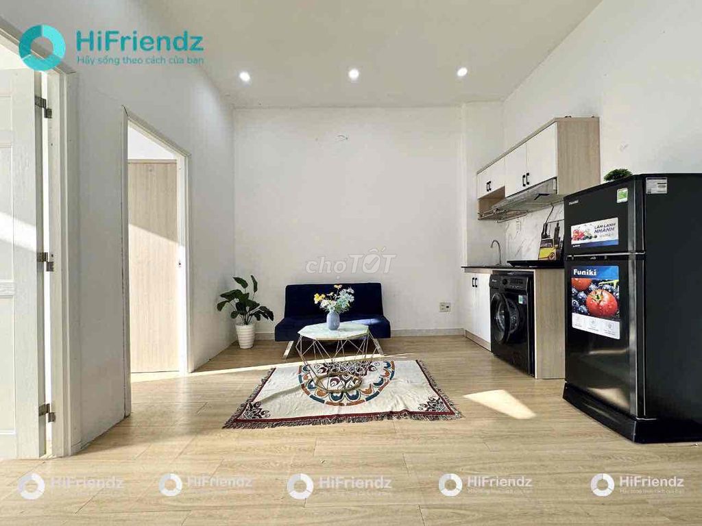 The 2st apartment is full of furniture.