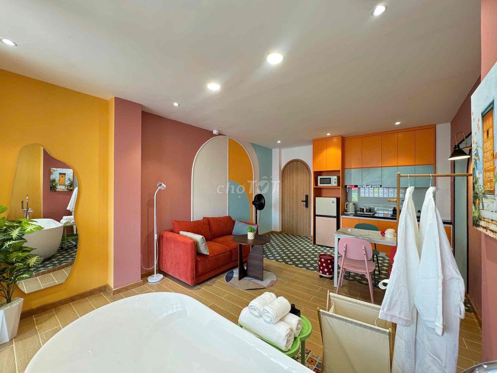 Get out of here! apartment 1 bedroom - kitchen split balcony - full high-end furniture