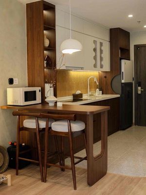 Rent the studio full interior Cao Thắng district 3.