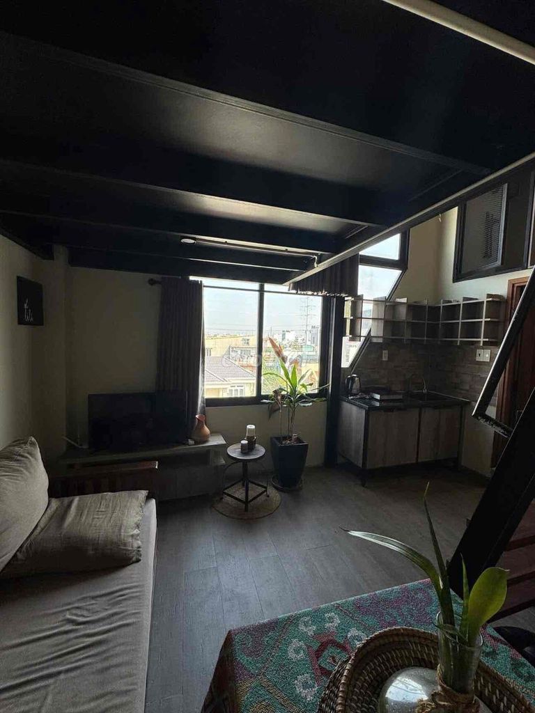 Rent an apartment tone with heavy wood chill in the center of Bình Thạnh