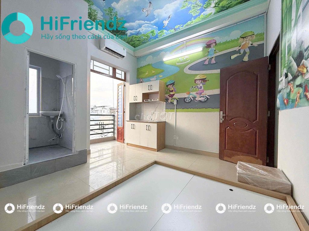 The mini-full interior is like a clean balcony in Hương Lộ 2.