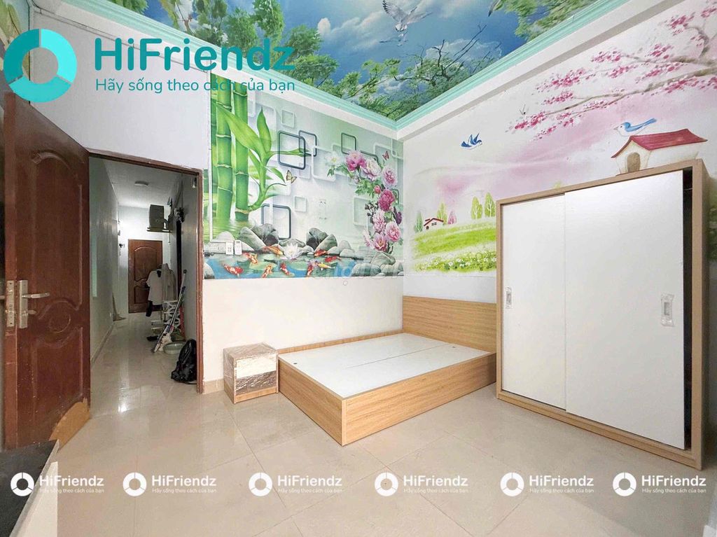 The mini-full interior is like a clean balcony in Hương Lộ 2.