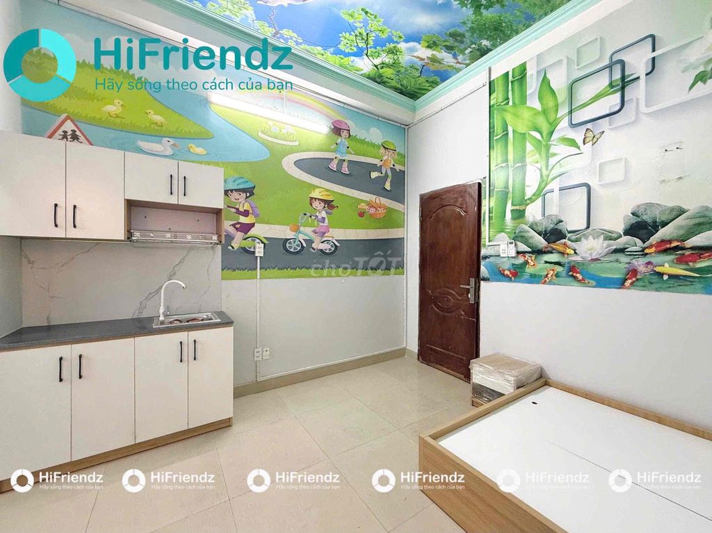 The mini-full interior is like a clean balcony in Hương Lộ 2.