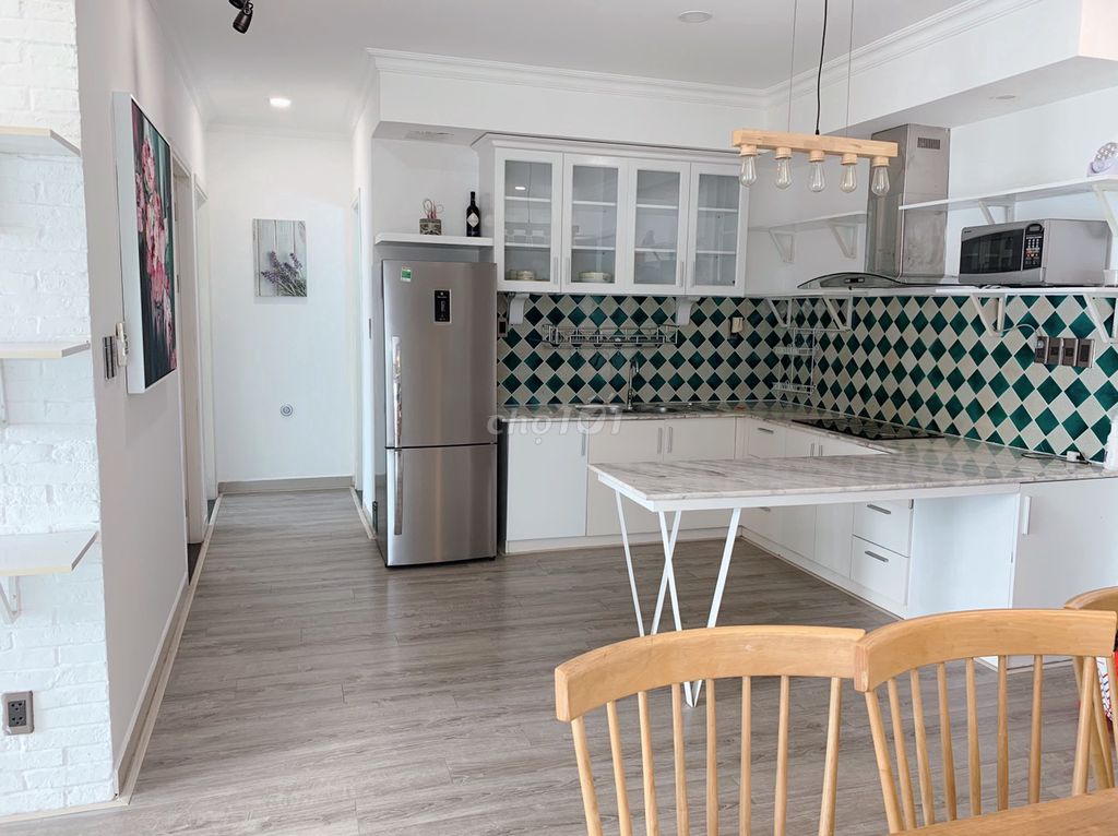 Renting Chung Cư Nguyễn Kim, District 10, 75 meters, two bedrooms, two toilets, 14 million,