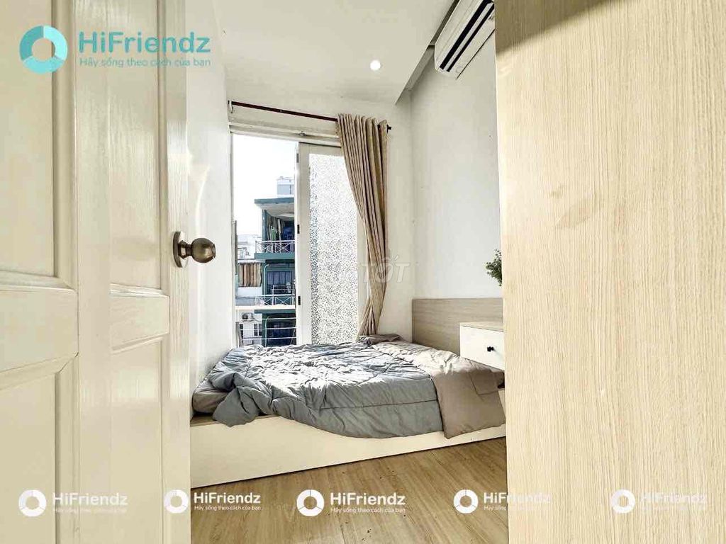 Two bedrooms, balcony, Nguyễn Cửu Vân, 1717, Bình Thạnh