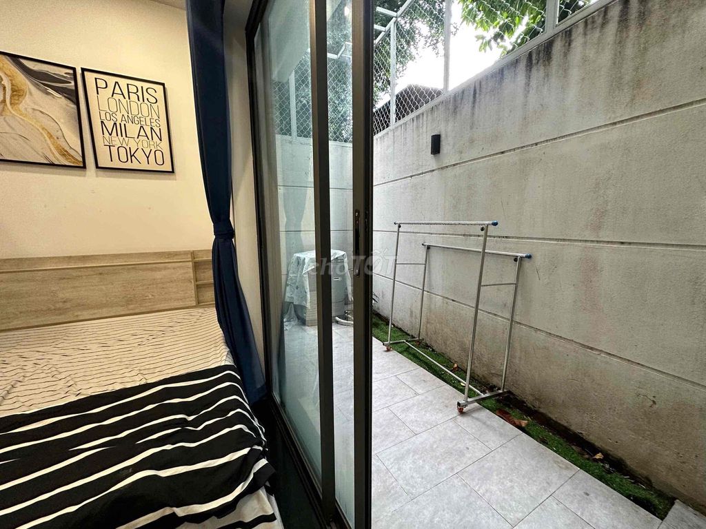 Room one has its own courtyard.