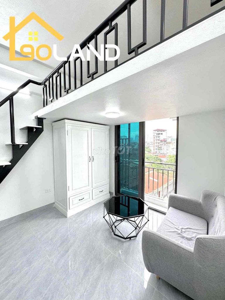 TERNAL interior, cool wide balcony at the center of 7