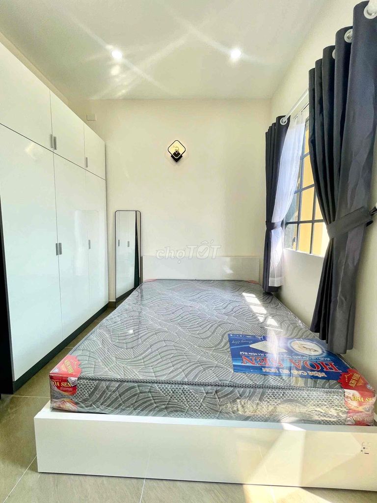 The apartment. A balcony bedroom. Full furniture. Fuck you.