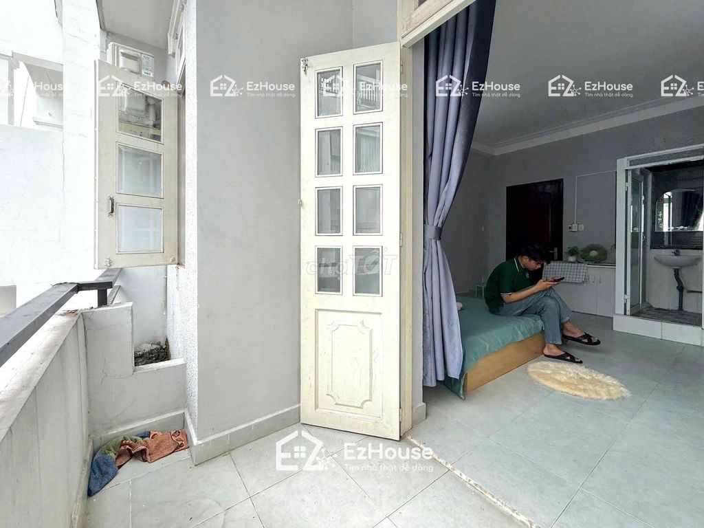 rent aeon Tân Phúcm balcony studio - near huit vhu aeon Tân Phúcm