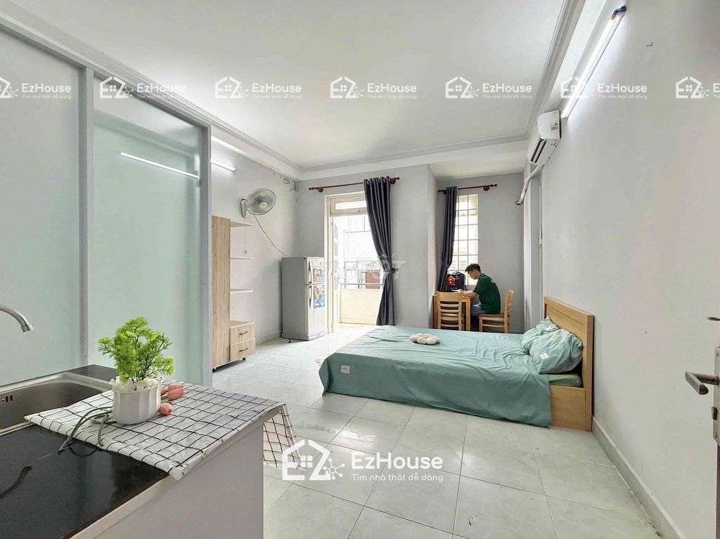 rent aeon Tân Phúcm balcony studio - near huit vhu aeon Tân Phúcm