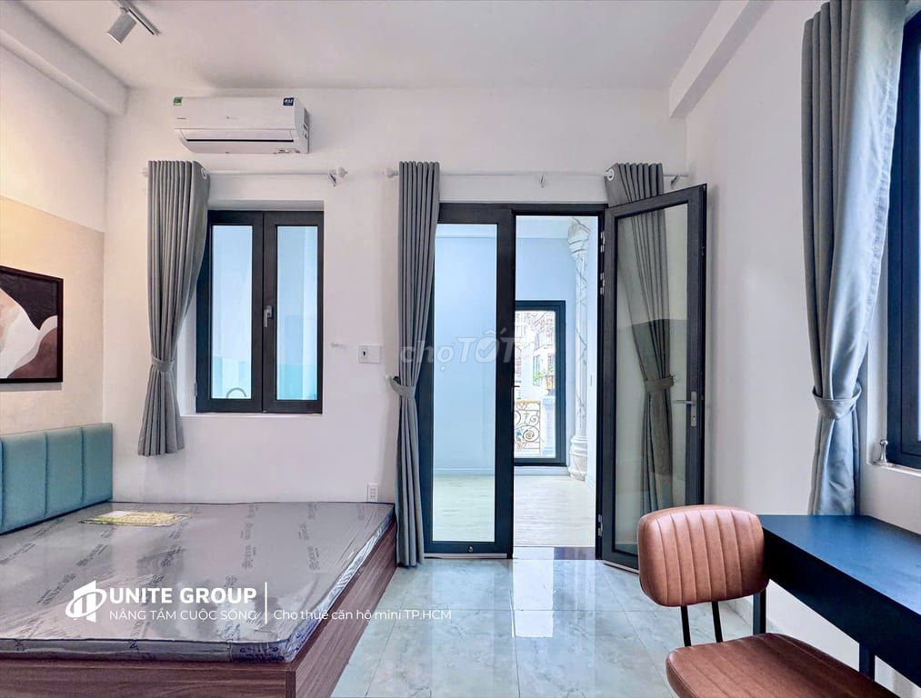 An empty bedroom near Lotte, private washing machine, 100 percent new home.