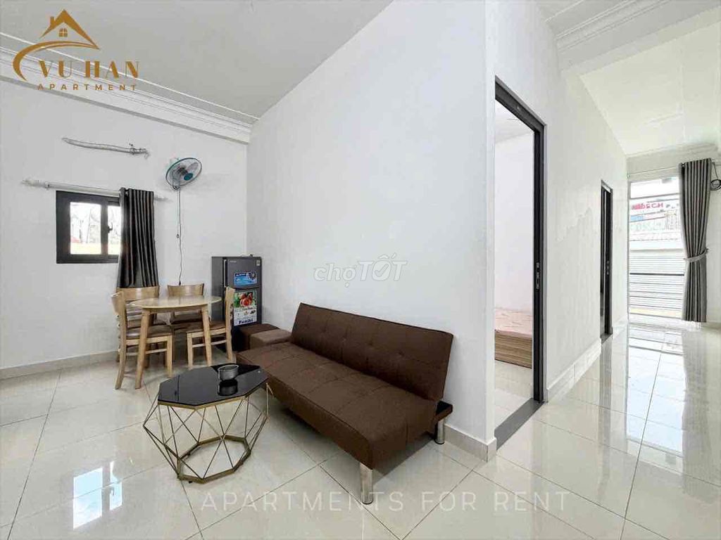 Two bedrooms. One room. One room.