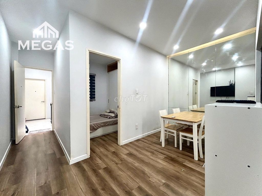 Two bedrooms. One living room.