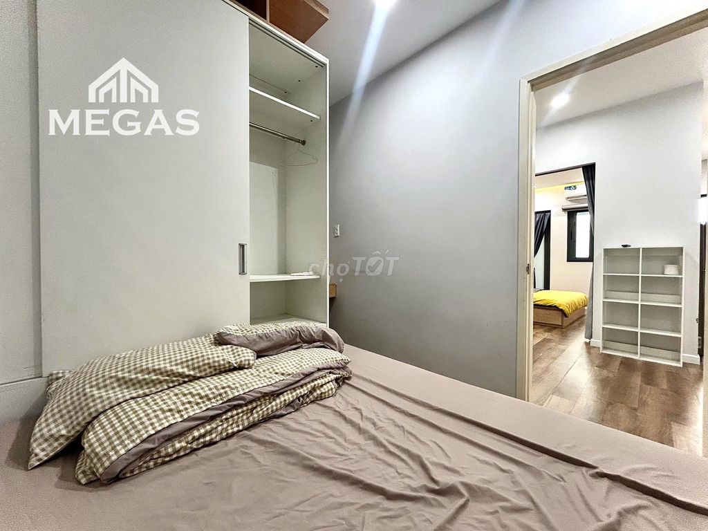 Two bedrooms. One living room.