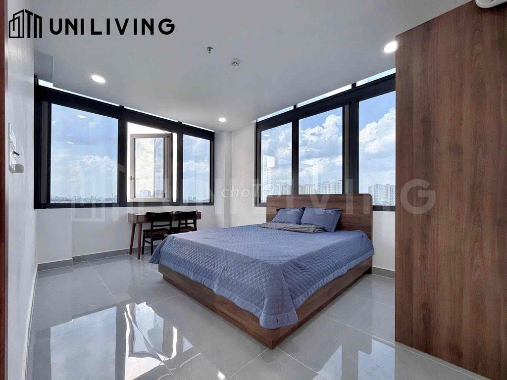 A new bedroom filled with new furniture near Lotte's convenient entry into District 4, District 1.