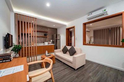apartment 1 high-end bedroom - luxury living space - utility