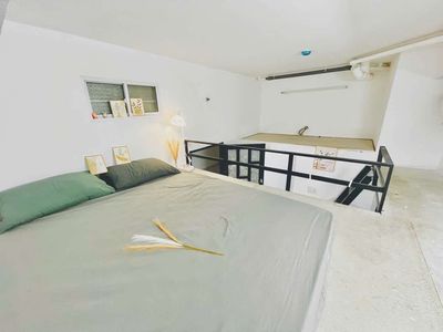The suite has an all-in-the-art interior.