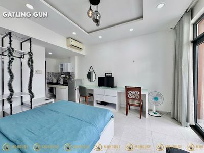 Balcony Hai Bà Trưng Võ Thị Sáu District 3 elevators bordering New District 1
