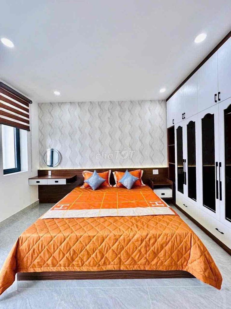 Rent the new house building area 4 x 20 Full inside 1 .1 3 floor bedroom 5 toilets