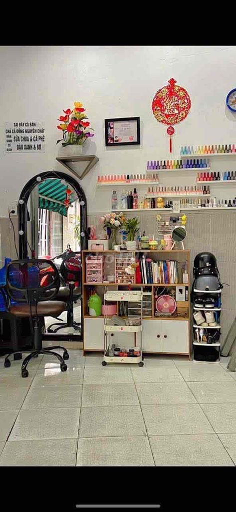 To rent kiosk- - Just open the nail, wash your hair.