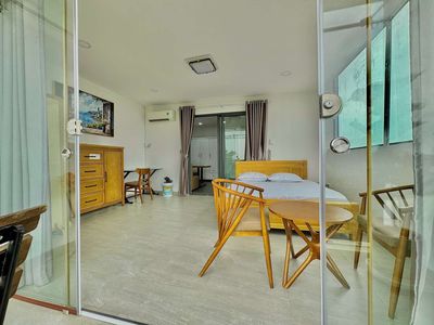 The penthouses split up the 60 M2 kitchen view near the literary university.