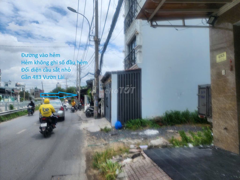 Rent the original building 354/69 Vườn Lài, District 12.