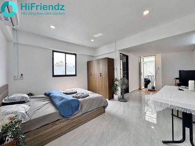 Rent mini apartment, open window - full interior
