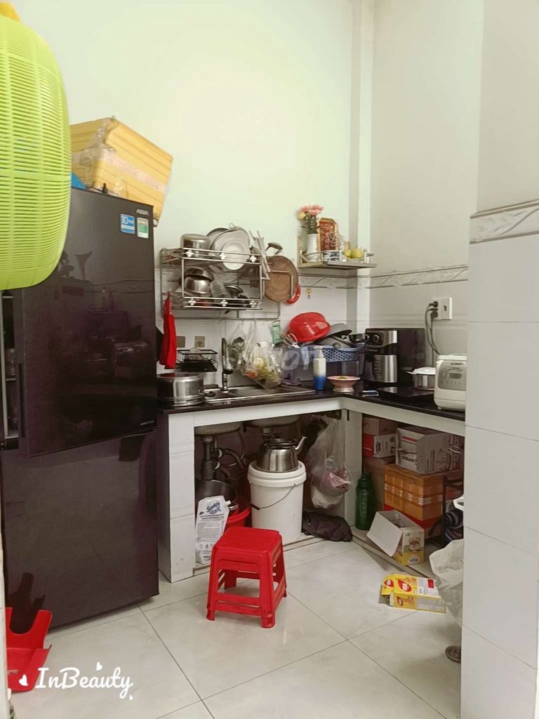 It's near Bình Thành, 2 bedrooms. Clean.