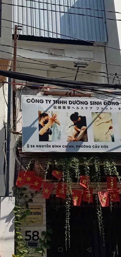 Rent a two-story ground house in front of Nguyễn Đình Chính near Phantingu-feng.