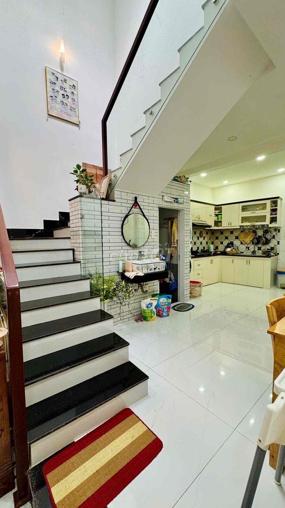 Nice house. Two bedrooms. Cars have interiors.