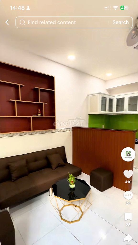 Renting a nice little house, five minutes from Aeon Mall Tân Phú.