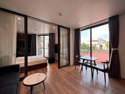 renting a balcony apartment - high-end furniture