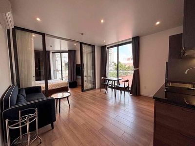 renting a balcony apartment - high-end furniture
